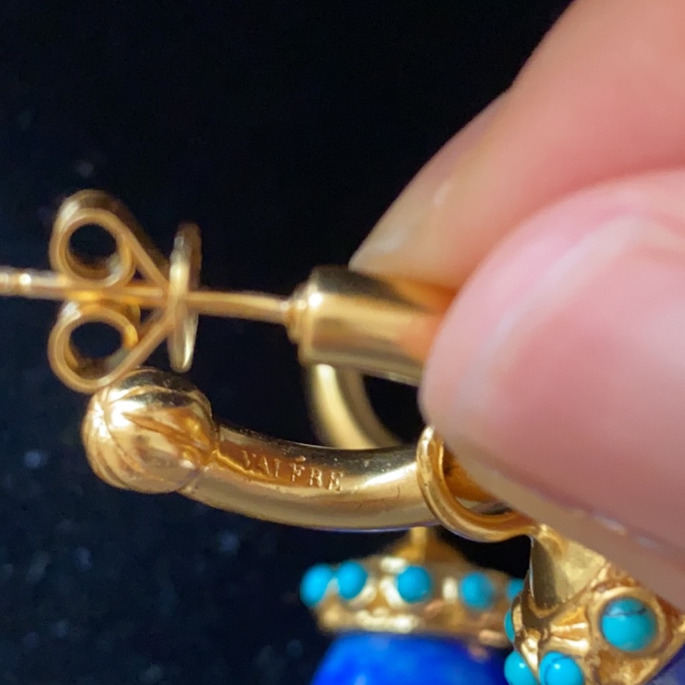 Valere blue stone earrings - Picture 5 of 5
